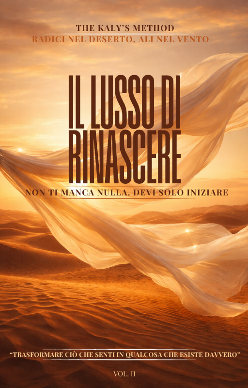 IL LUSSO DI RINASCERE VOL.II  NON TI MANCA NULLA.DEVI SOLO INIZIARE