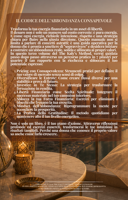 IL LUSSO DI RITROVARTI - IL CODICE DELL’ABBONDANZA CONSAPEVOLE (DISPONIBILE A BREVE)