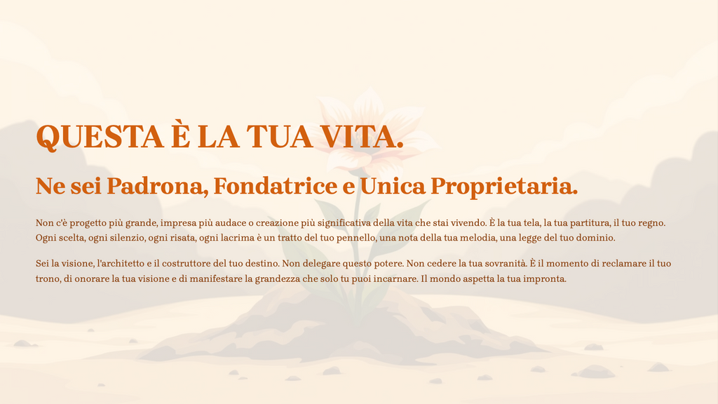 IL LUSSO DI RINASCERE VOL.II  NON TI MANCA NULLA.DEVI SOLO INIZIARE
